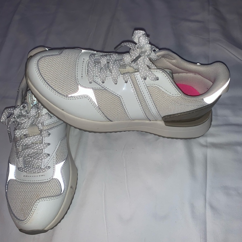 Keds Women's White and Tan Sneakers